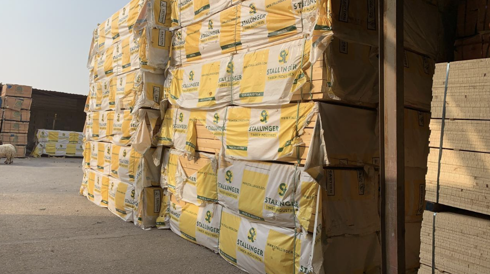 Stallinger branded European lumber packages